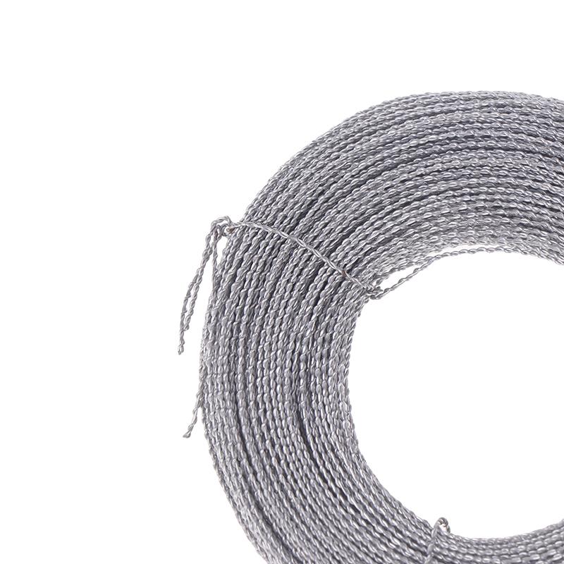 Conjunto de Fivelas de Selo de Chumbo para Medidor Elétrico Amplamente Utilizado Fio de Ferro Selagem com Chumbo Fio de Selagem Duas Partes 40M/Rolo