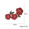 Big Rhinestone Large Flower Brooches For Women Vintage Badge Fashion Brooch Pin Sparkling Rose Weddings Birthday Party Gifts