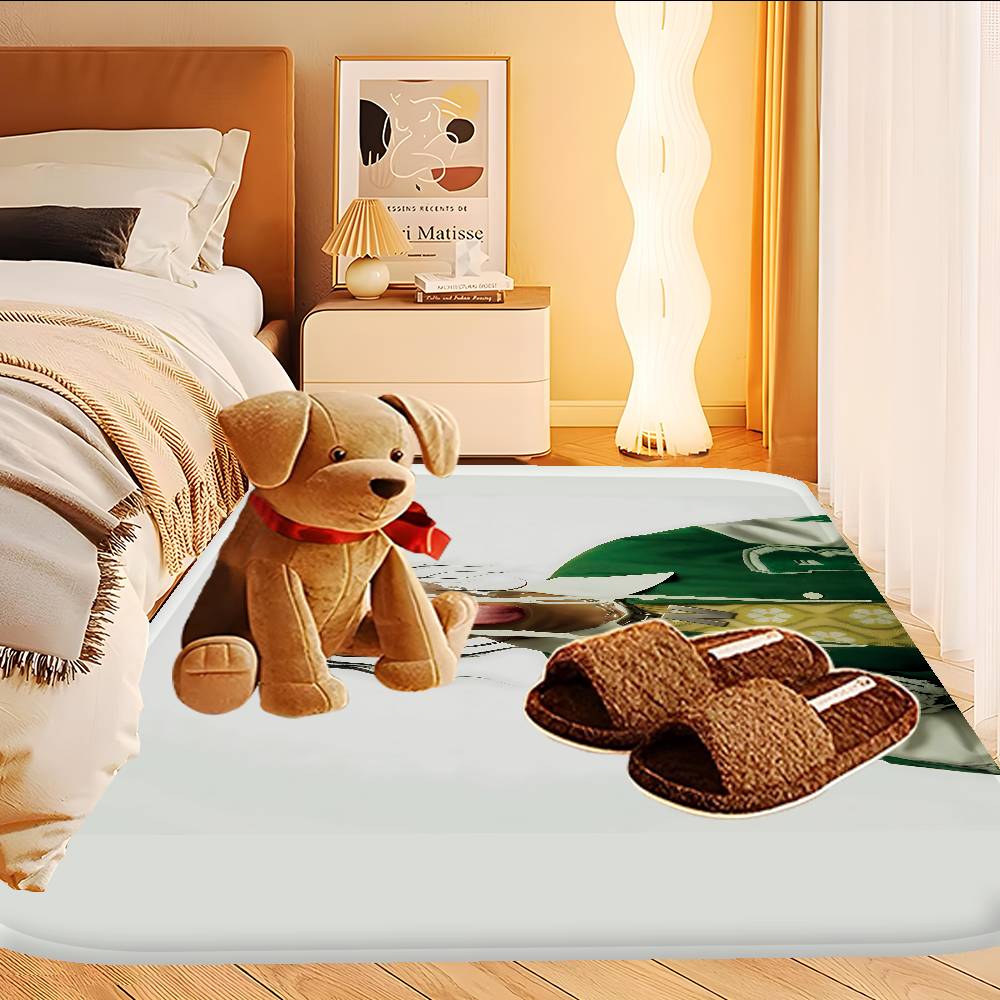 Singer Nina C-Chuba Floor Mat Cheaper Anti-slip Modern Living Room Balcony Printed Bedside Mats