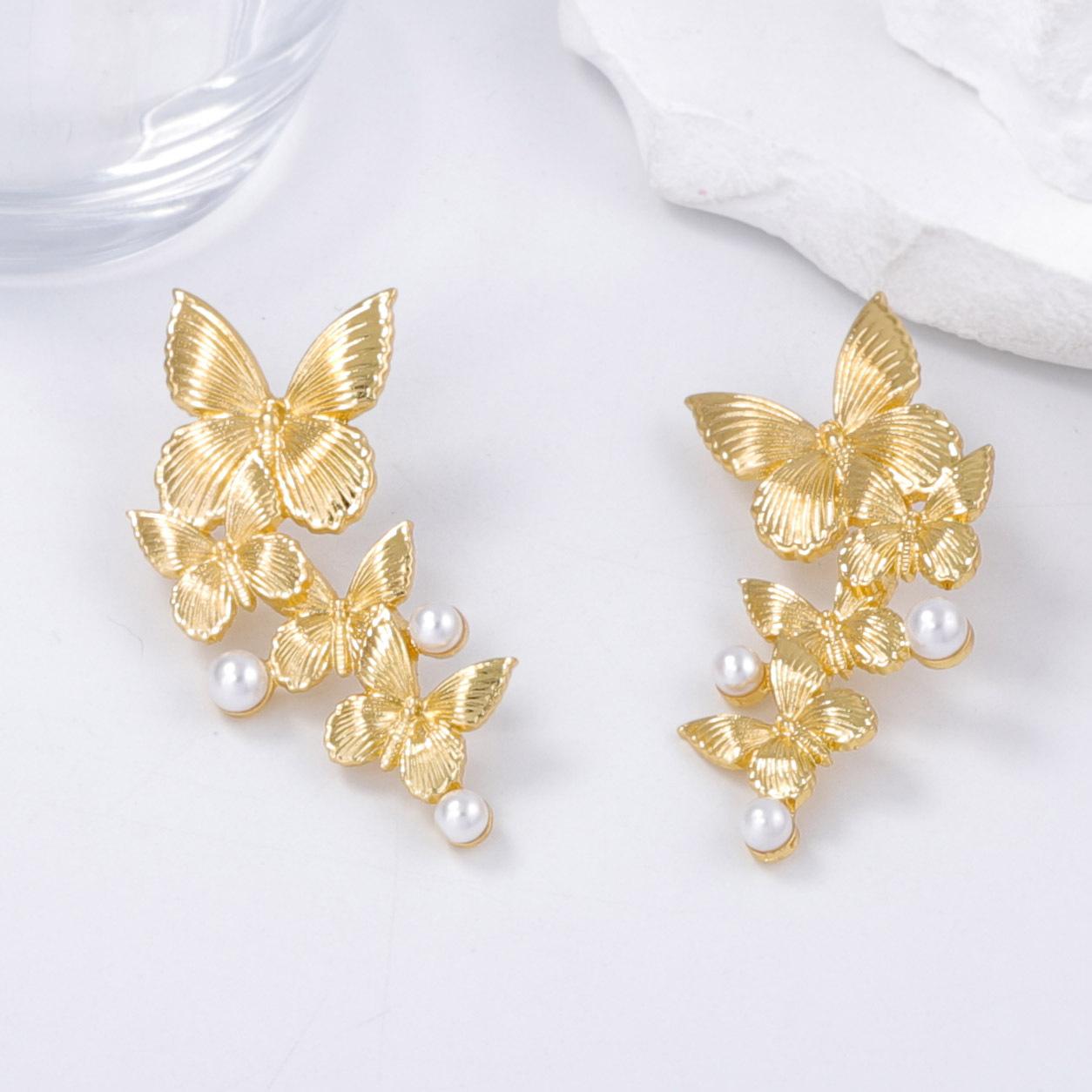 

Модные висячие серьги для женских украшений золотой