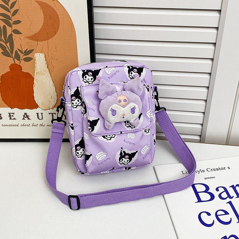 Adorable Cartoon Themed Kids Shoulder Bag For Girls In Stylish Colors For Daily Use