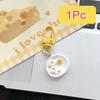 1Pcs/4Pcs Keychain Decoration Woman Keychain Gift Resin Keychain Purse Cute Breakfast Keychain Hang On Backpack