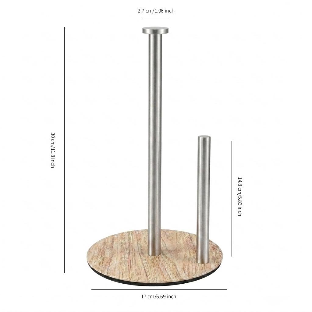 Stainless Steel Floor-Standing Vertical Paper Towel Holder