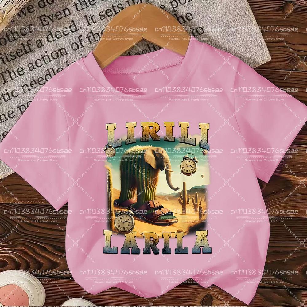 Kids 100 Cotton Luxury TShirt Tralalero Tralala Cool Shark Graphic Short Sleeve Elegant Casual Summer Tee Tops
