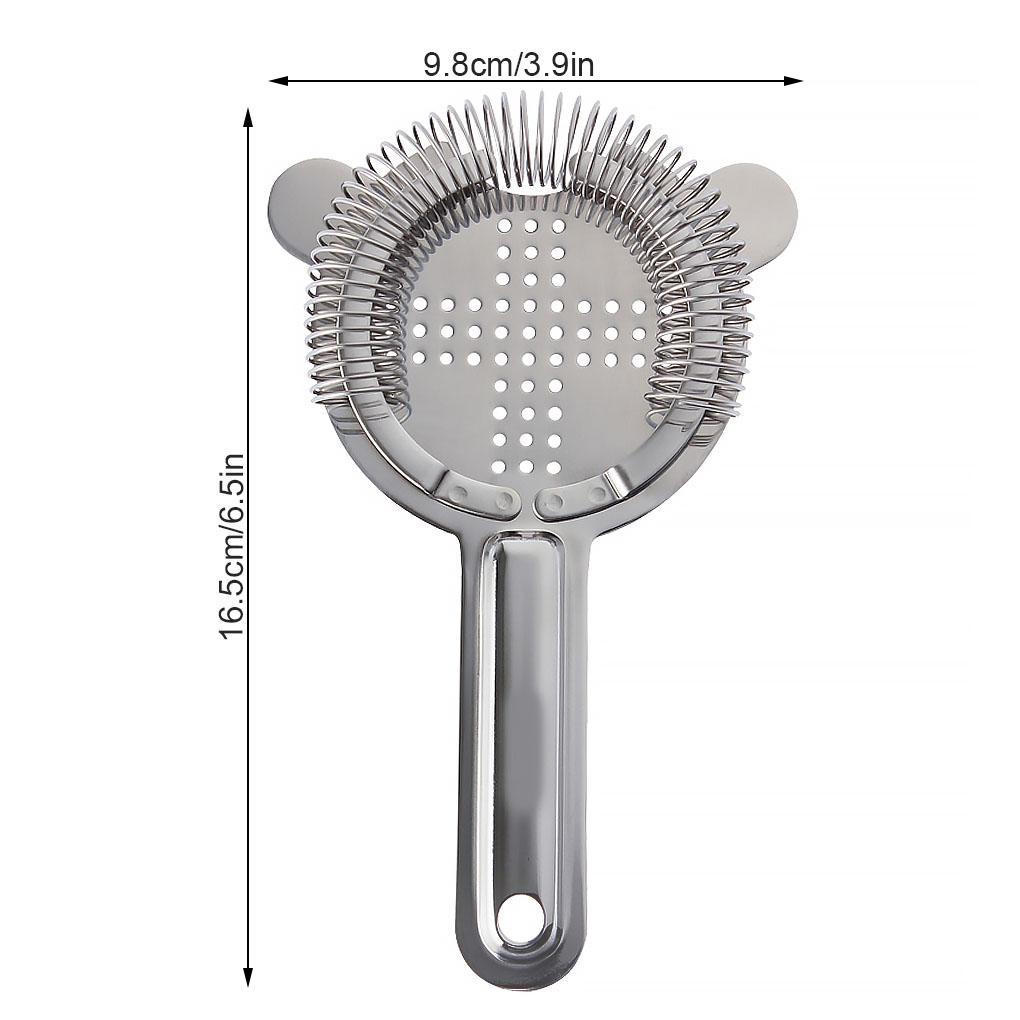 Cocktail Strainer Stainless Bar Ice Filter Professional Bartender Shaker Drinks Colander