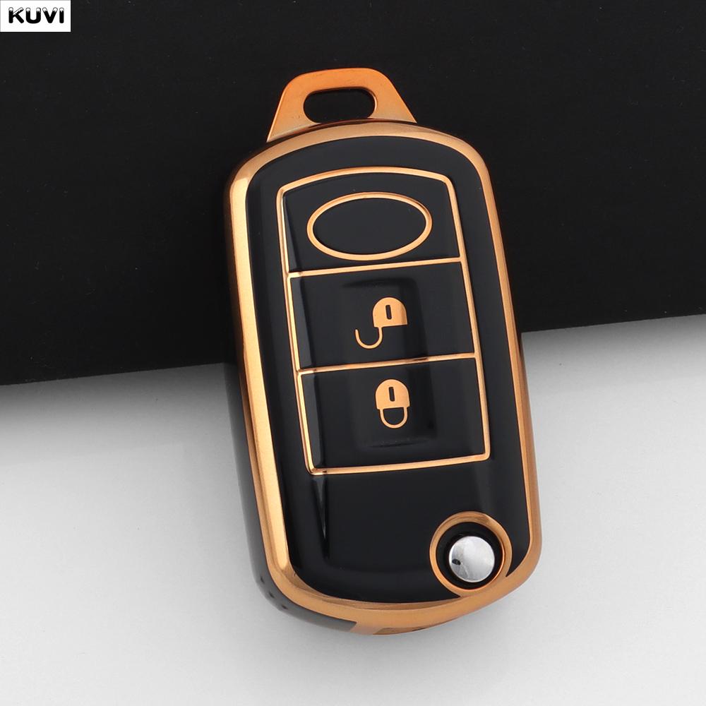 

3 Button Tpu Car Flip Key Case Cover Shell For Land Rover Range Rover Sport Lr3 Discovery 3 Porected Fob Holder Accessories