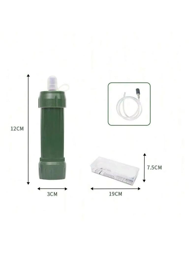 Wasserreinigungsstrohhalm aus Kohlefaser für Camping AZ: Tragbarer und effizienter Tpcarbon-Filtrationsstrohhalm für das Überleben