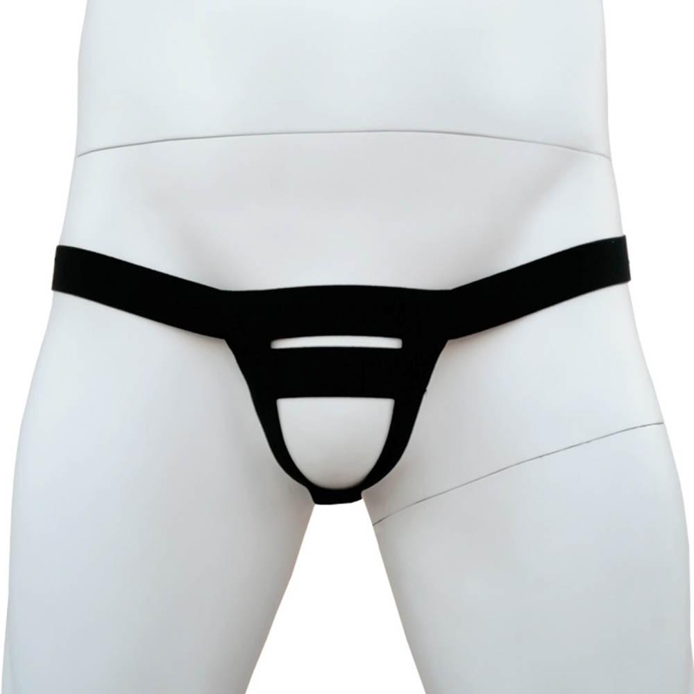 Pánské sexy kalhotky s tričkem Sissy Ring Lock Thong G-String spodní prádlo