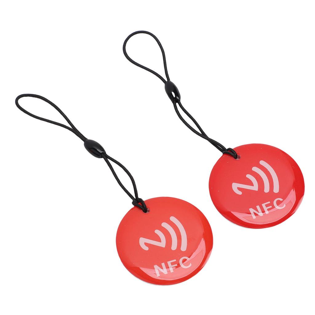 10 Stück NFC Schlüsselanhänger für NTAG213 Chips Programmierbare NFC Karte Kompatibel mit allen NFC-fähigen Mobiltelefonen und Geräten