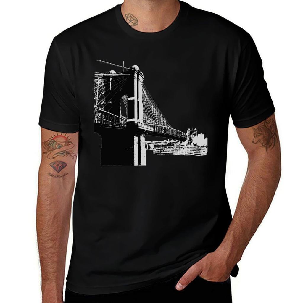 Boat Shirt Queen Bridge Shirts T T-Shirt T Man Suspension Cotton Heavy Man and Island River Brand Quality Luxury High
