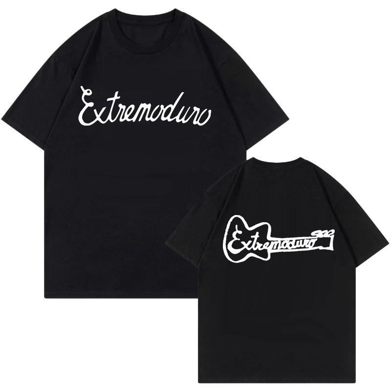 Unisex Fashion Rock Band Extremoduro Print Short Sleeve T Shirt Men Women Graphic Vintage T-Shirt Y2k Hip Hop Tees Tops Clothes