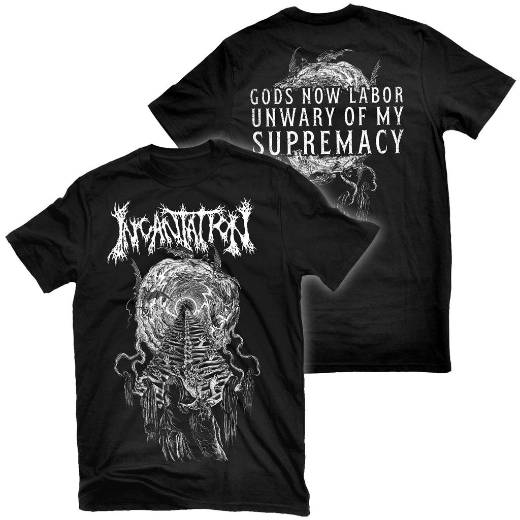 Incantation Onward To Golgotha Band Graphic Tee  Cotton Round Neck Casual Unisex Tshirt Summer Top