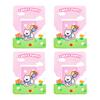 4Pcs Cartoon Magnetic Bookmark Cute Puppy Page Clips for Students Readers Non-Slip Reusable Reading Accessory for Journaling Office School Gifts