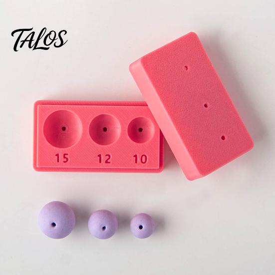 Bead Perforation Positioning Tool Polymer Clay Ball Maker Mold, Roller 4mm 6mm 8mm 10mm 12mm Jewelry Making Kit 15mm 18mm 20mm Sphere Shaper for Round