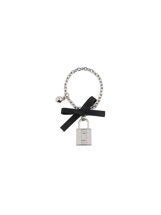 

J.ESTINA J.LETTER Mini Ribbon Lock Charm SI (JEACEA5BF978SI360) single type