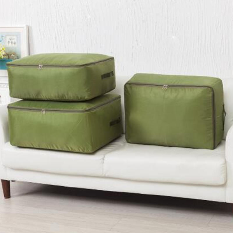 Large Capacity Comforter Storage Bags with Zipper Moistureproof Space Saver Luggage Clothing Moving Bag for Kindergarten