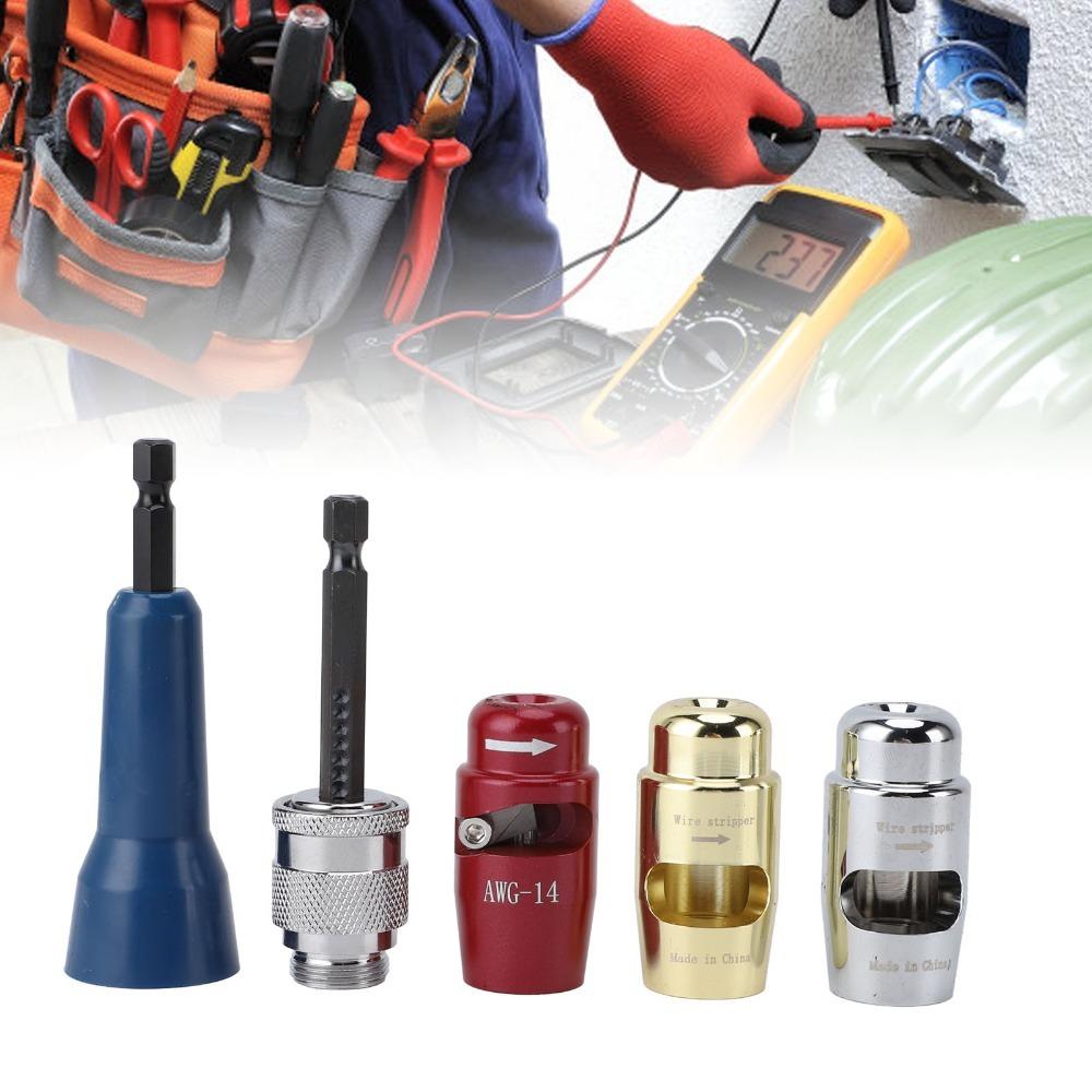 Steel Wire Stripping Tool Portable Drill Wire Stripper Professional Wire Twisting Tool Electrician