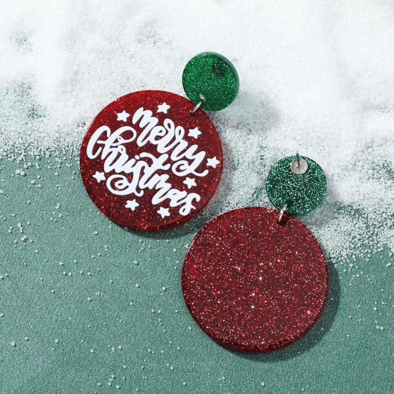 Fashion Dangle Earrings Tree Alpacas Gingerbreads Man Earrings Statement Jewelry