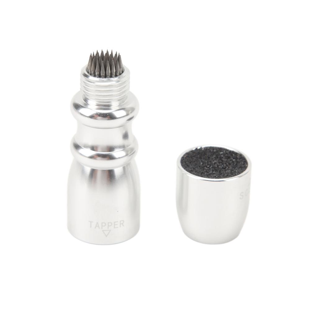 3 in 1 Pool Cue Tip Tool Aluminum Universal Professional Pool Cue Tip Shaper for Billiard Cues Silver