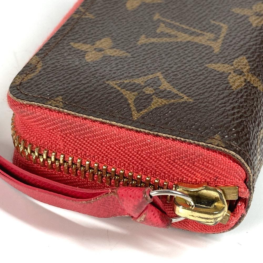 Louis Vuitton M61540 Monogram Mule cult Business Card Case Coin Purse Brown/pink