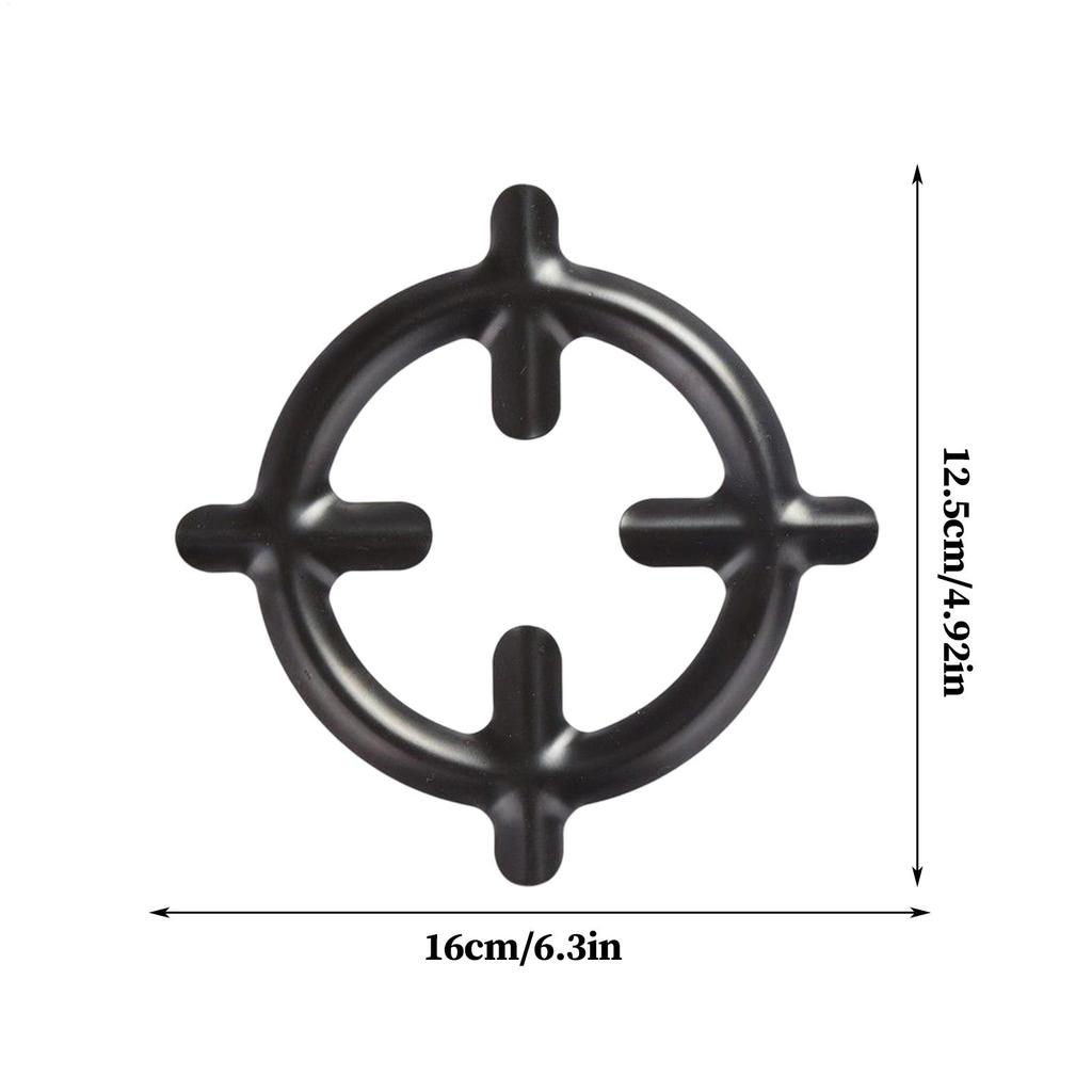 Stove Grates Cast Iron Non Slip Rack Metal Burner Coffee Pot Holder For Butter Warmers Saucepans Hobs Coffee Pot Cookware
