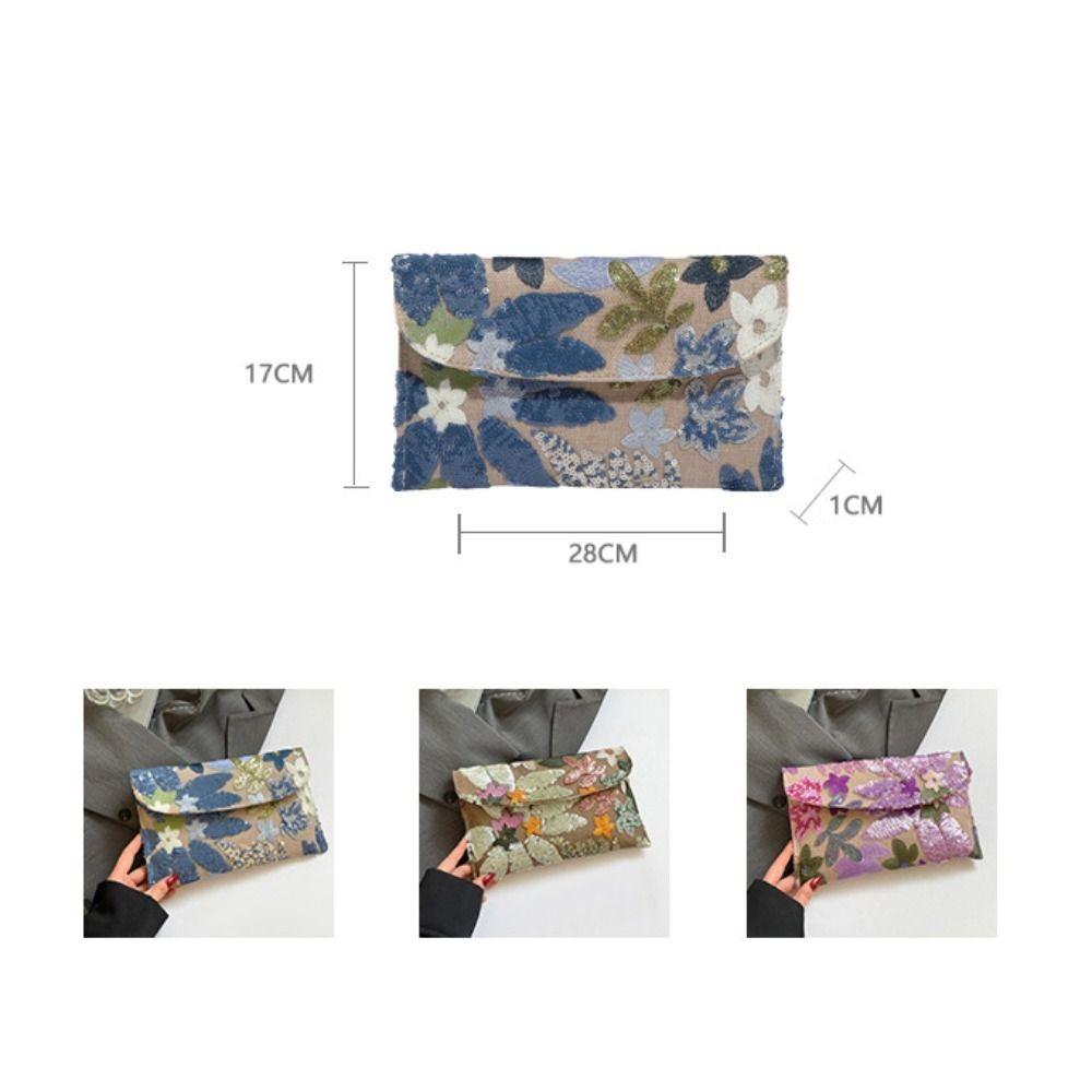 Stylish Sequin Evening Clutch Bags Beaded Exquisite Party Purses Elegant Glitter Envelope Bag Night Out