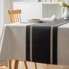 Household Waterproof PVC Table Runner Stain-resistant Oil-resistant Table Cover Anti Slip Anti-scalding Table Cloth Living Room