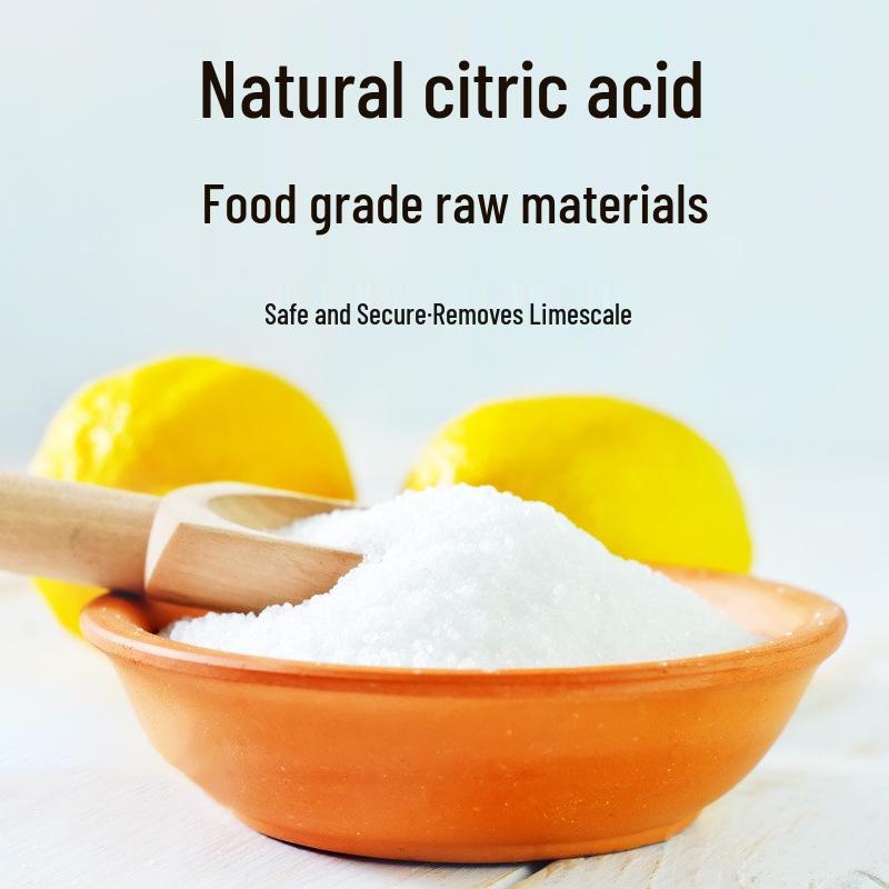 Food-Grade Citric Acid Descaler: Limescale & Tea Stain Cleaner for Kettles and Water Heaters.