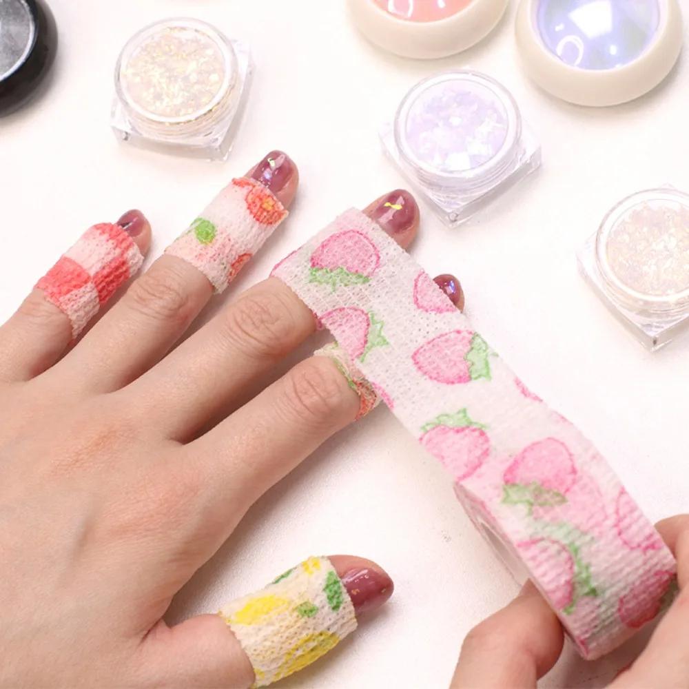 1pcs Protective Wide Nail Finger Protection Bandage Breathable Elastic Self Adhesive Bandage Manicure Tools Self - Adherent Tape