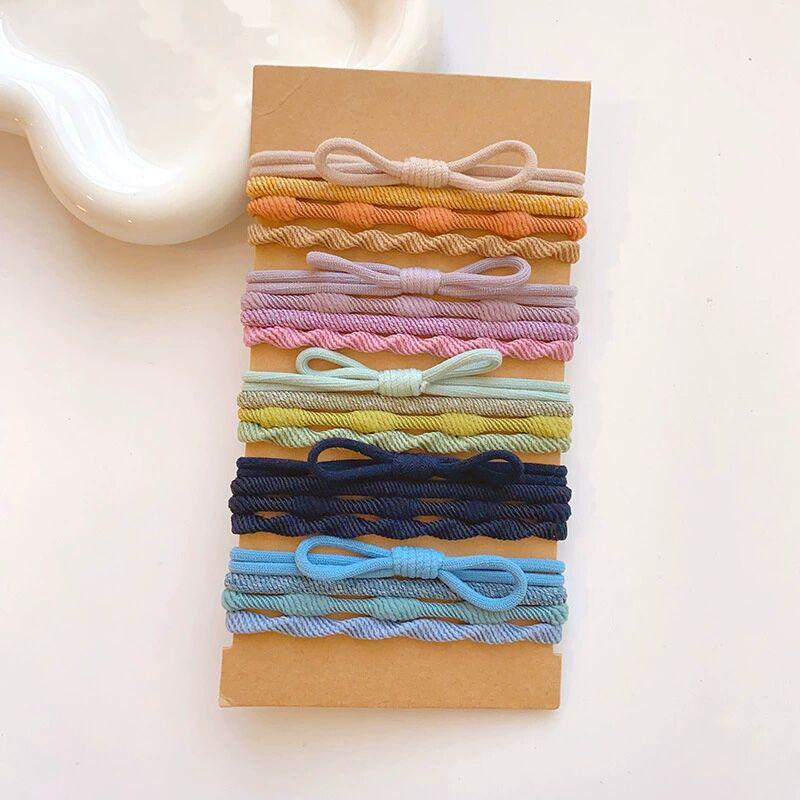 Elegant Elastic Headband & Ponytail Hair Tie Bracelet Set