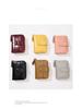 2024 Women's Crocodile Pattern Card Holder: Compact Accordion Wallet with Multi-Card Slots and Zipper