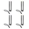 Leghe di Alluminio Snag Bar Orecchio Attrezzatura da Pesca Orecchio Snag LED Orecchio Snag da Pesca Barra Snag con Luce LED Bastone Antivento da Pesca