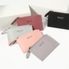 1pc Men's Women's PU Zipper Cash ID Card Credit Card Holder Pure Color Mini Business Card Case Name Card Holder Holiday Gift