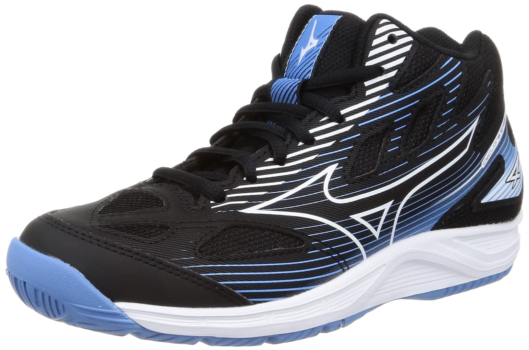 

Волейбольные кроссовки Cyclone Speed 4 MID см 2E [Mizuno] Черный/Белый/Синий 28.5