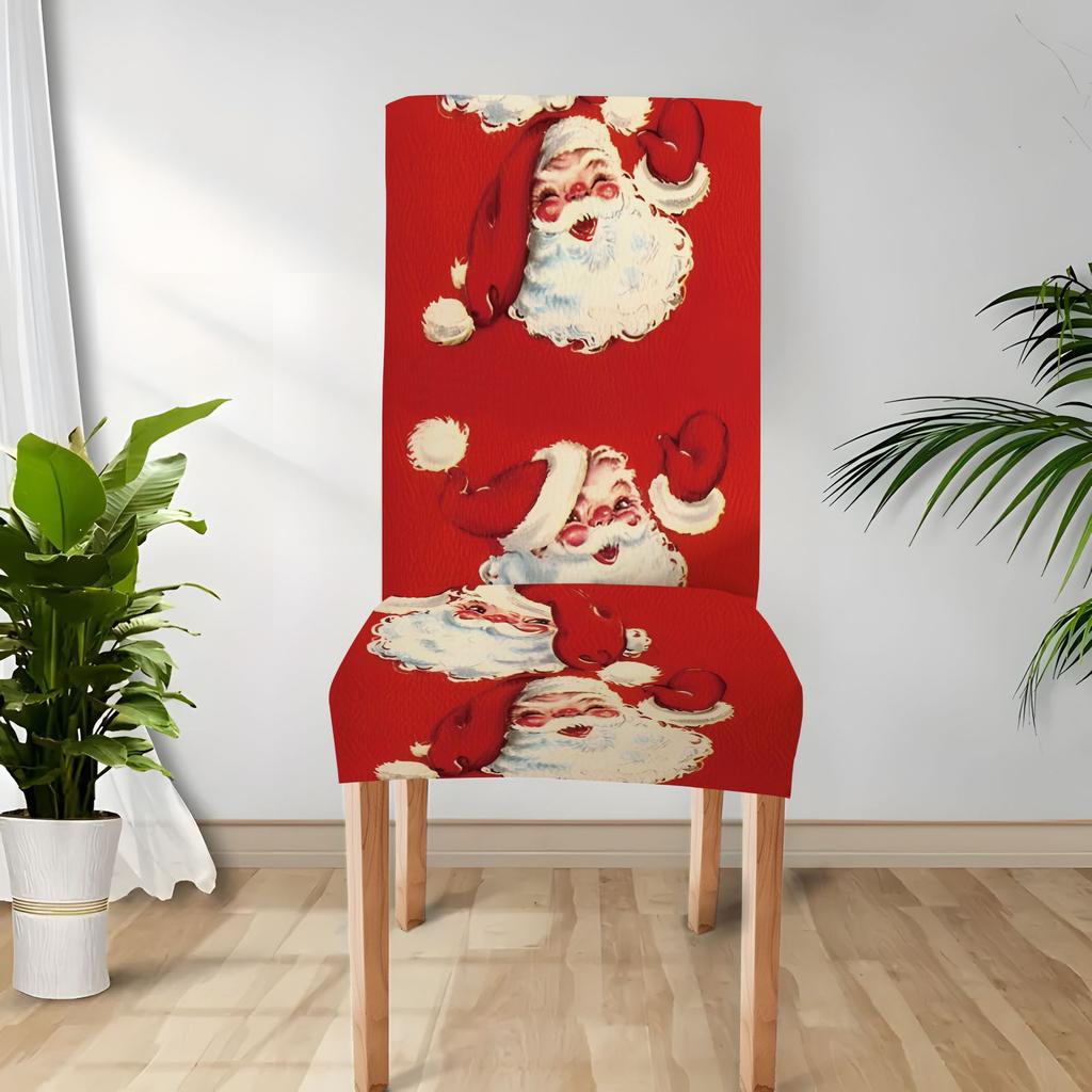 Christmas Decoration Stretch Covers Chair Cover Dining Room Office Banquet Chair Protector Elastic Material Armchair Cover M035