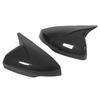 Pair Rr View Mirror Protective Covers Left Right Snap In Replacement for MK6 2018+(Glossy Black )