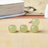 Natural Hetian Jade & Green Chalcedony Barrel Beads Bracelet/Necklace DIY Accessories