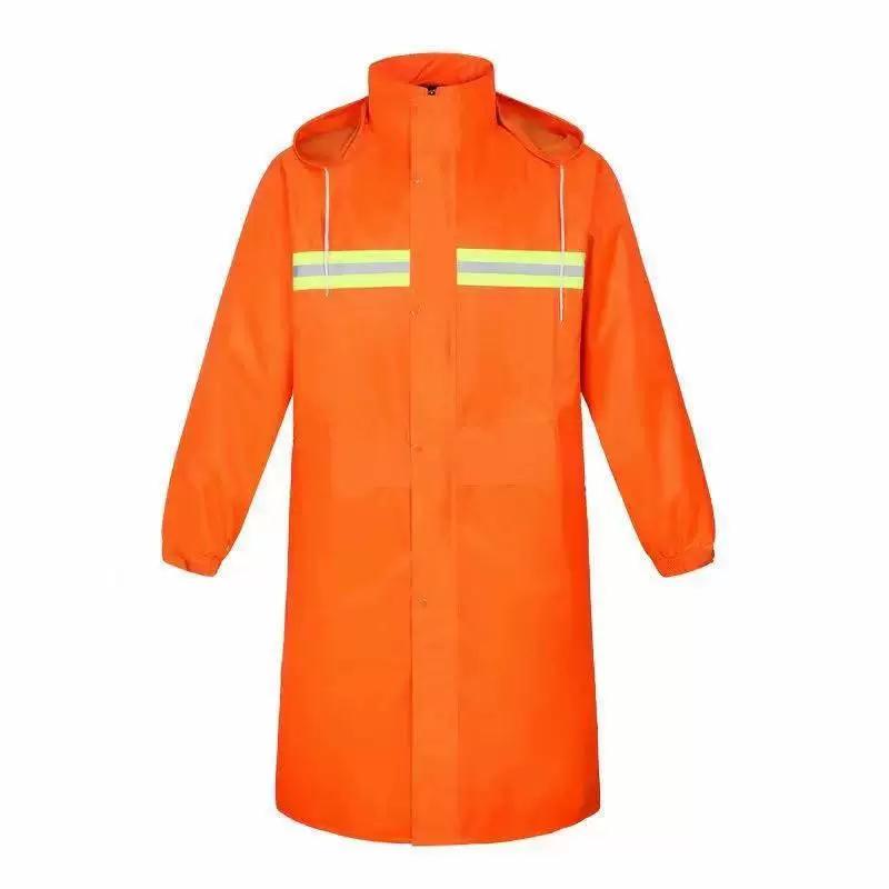 Reflective Raincoat Workwear for Sanitation Workers, Road Administration Raincoat Set, Cleaning Worker Clothing, Two-Piece Outdoor Adult Labor