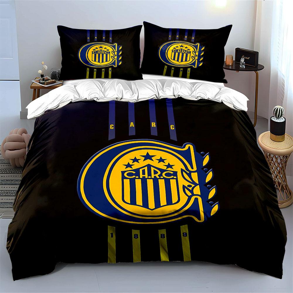 "Blue Gold Shield Bedding Set" Bedding Duvet Cover Set Duvet Cover Pillowcases  (1 * Duvet Cover 2 * Pillowcases, without duvet insert)