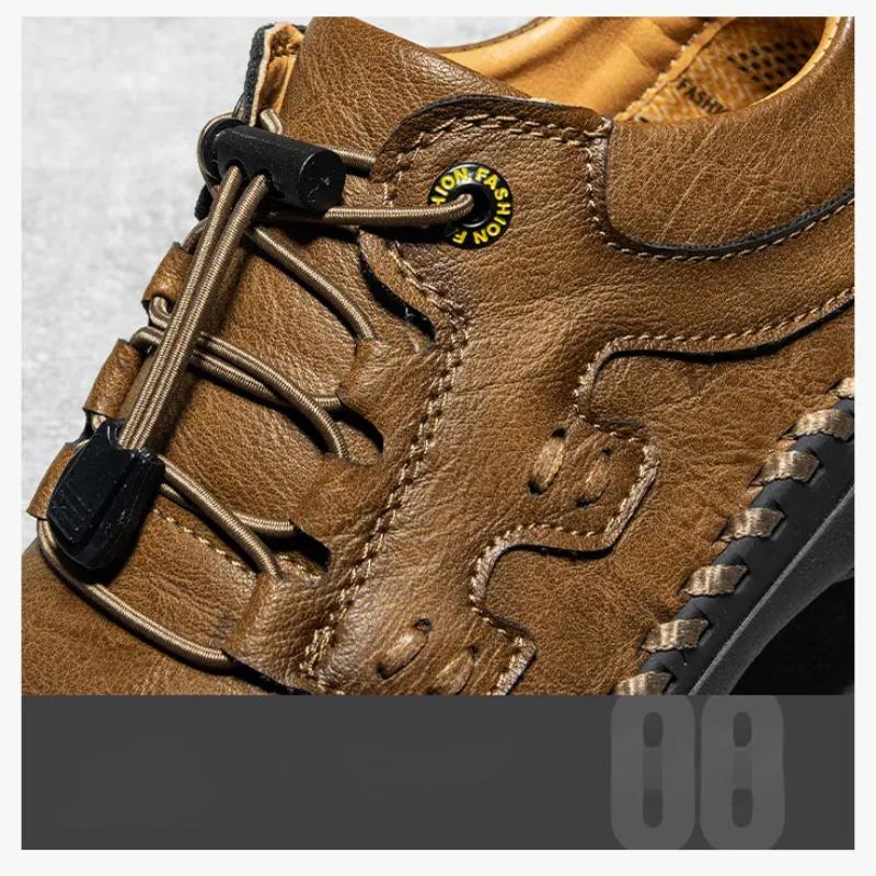 Męskie skórzane trampki, ręcznie robione buty codzienne