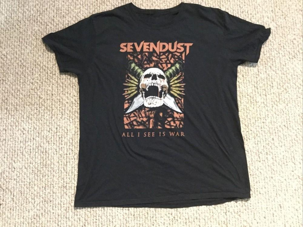 

Sevendust All I See is War Unisex Cotton TShirt S to 5XL Unisex T-Shirt S