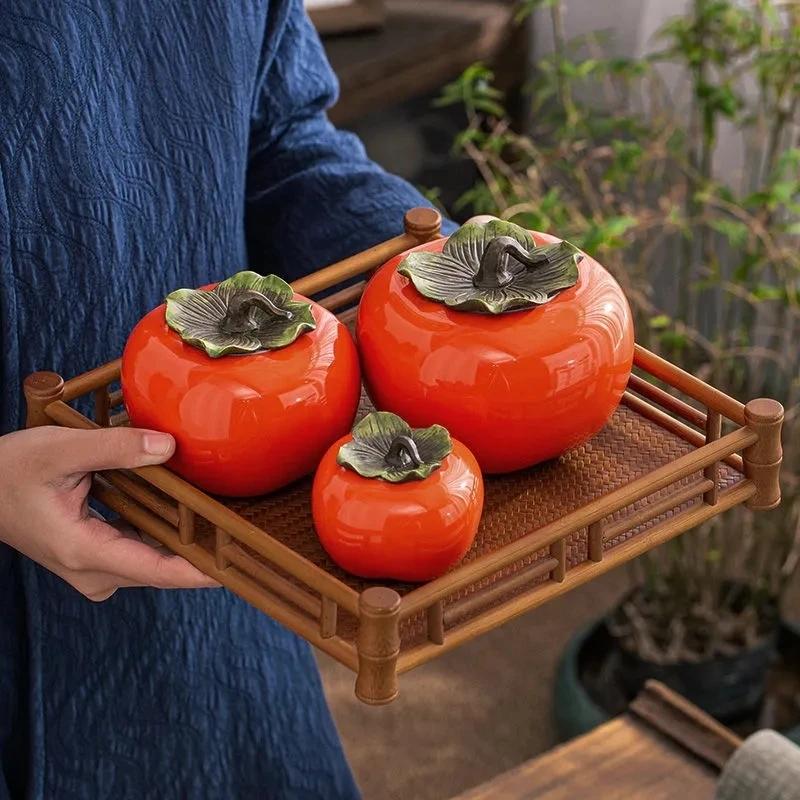 Ceramiczny słoik do przechowywania herbaty w stylu retro, gospodarstwo domowe, mini, na przyprawy, odporny na wilgoć, szczelny pojemnik, puszka do przechowywania cukierków weselnych, dekoracja na biurko