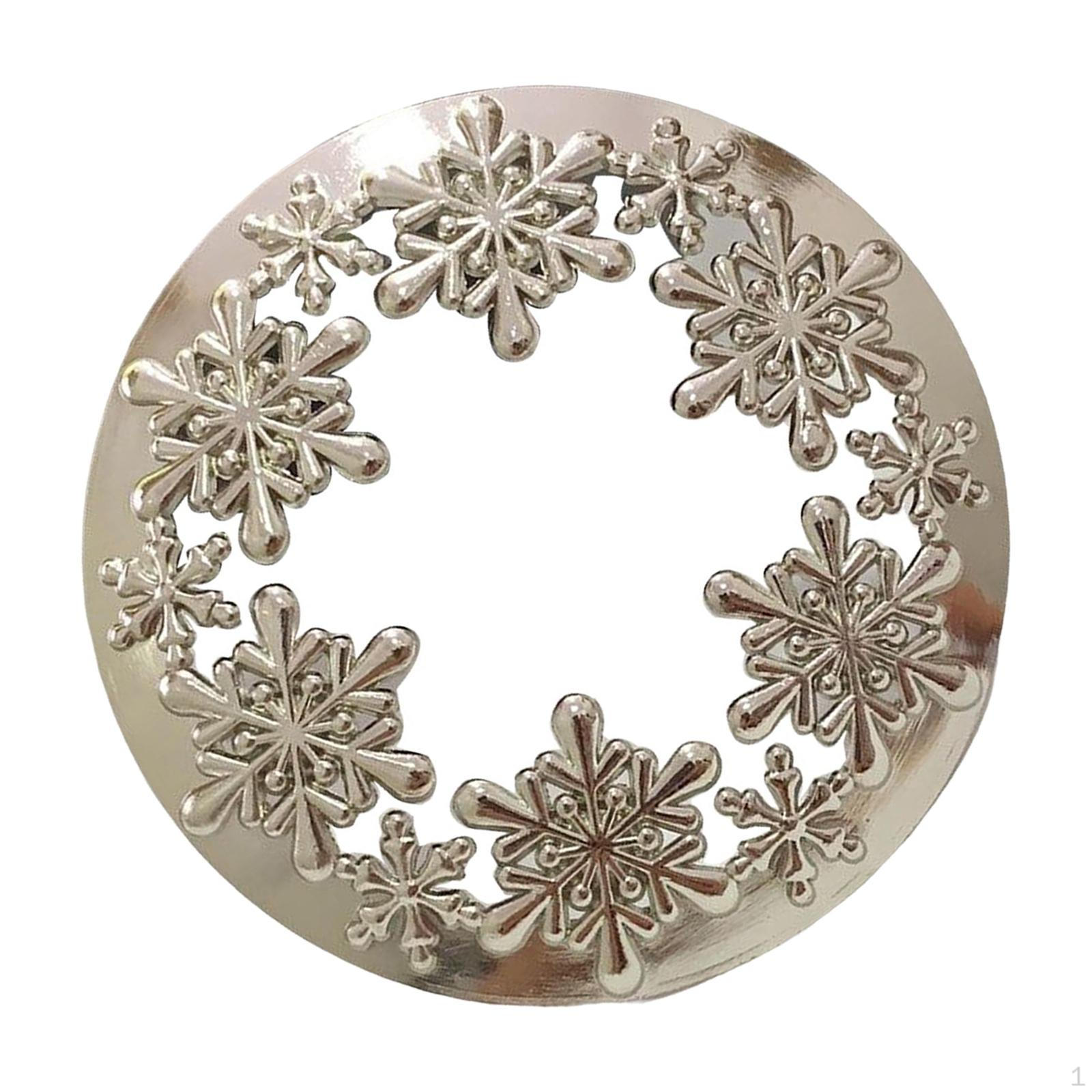 Candle Topper, Evenly Creative Zinc Alloy Fragrance Distribution Stable ing Jar Shades for Argent