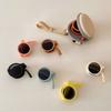 Candy Colored Children's Sunglasses Foldable Design Round Frame Sunglasses  Kids Wear