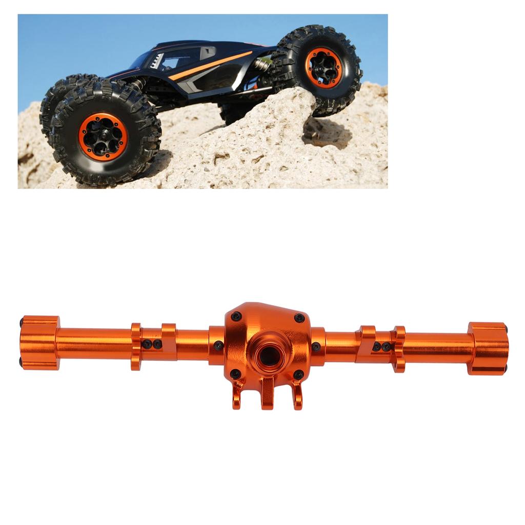 RC Rear Axle Housing Aluminium Alloy Integrated Anodized Replacement for 1Celsius6 SCX6 Cars