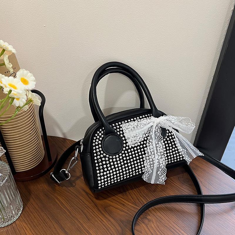 

Сумка с инкрустацией из бриллиантов для женщин, новая большая вместительная сумка-подушка со стразами, простая высококачественная фактурная сумка через плечо на одно плечо