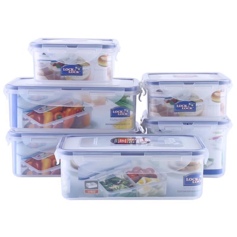 Lock & Lock Plastic Food Storage Container 6-piece Set