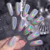 Metallic Mirror Chrome Nail Powder Colorful Laser Magic Powder UV Gel Nail Rubbing Glitter DIY Nail Decoration 0.4g
