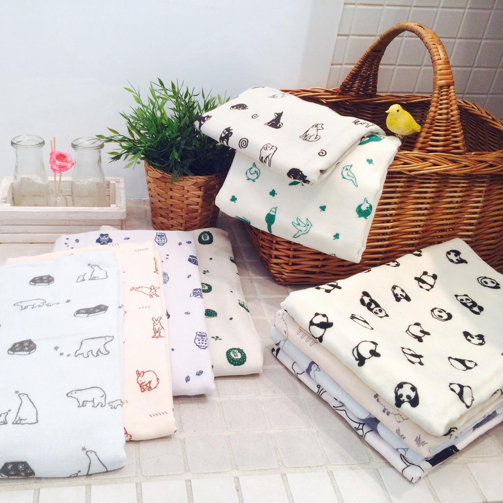 Präriehund Zootto Tiermuster Hausgaze Langes Gesichtshandtuch (Igel)