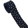 Retro Denim Ribbon With Star For Creative DIY Projects Clothing Decoration Vintage Blue Denim Trim Unique Star
